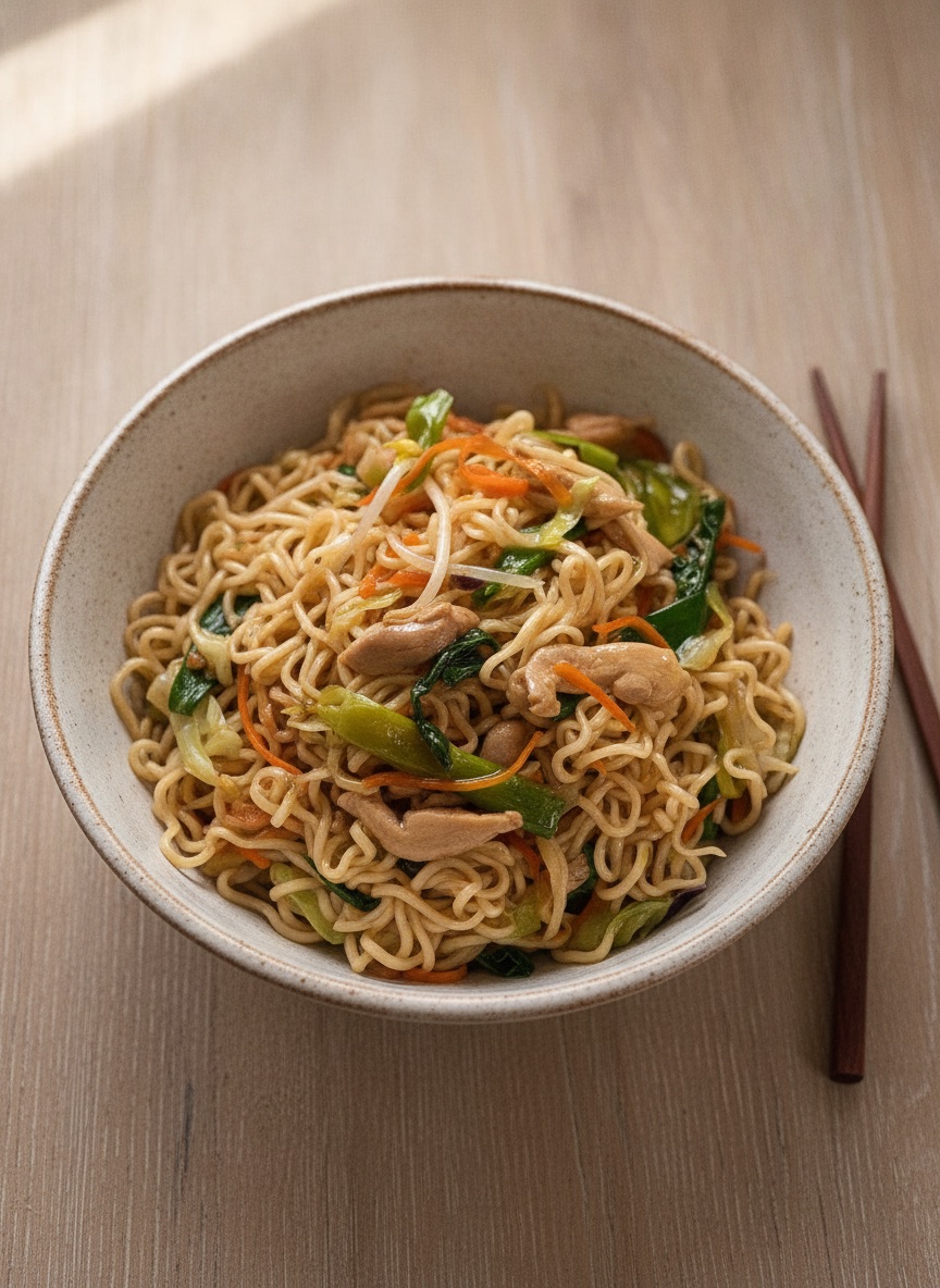 Chow Mein Ramen Noodles