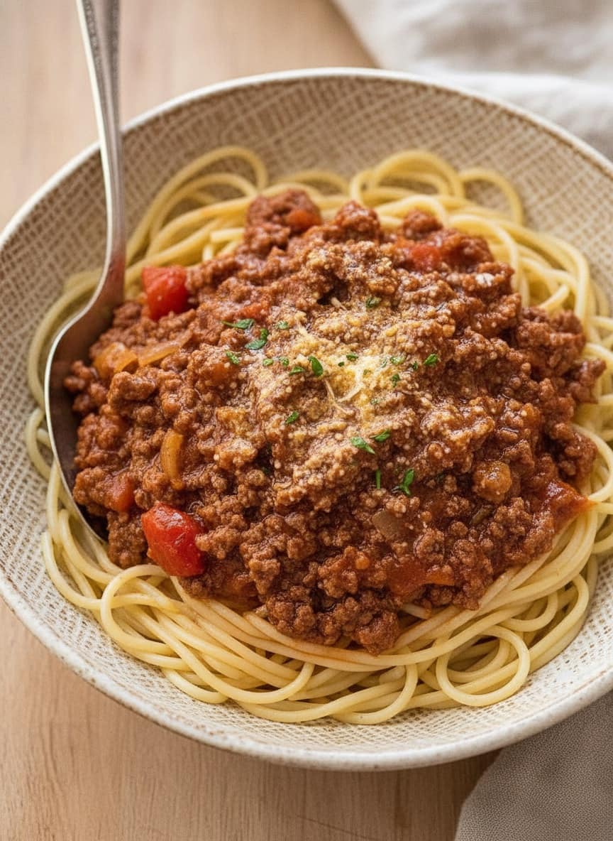 Spaghetti Bolognese (Quick Simmer)